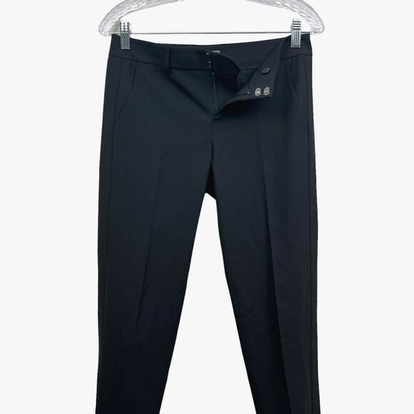 Vince Womens Dress Pants Wool Blend Slim Stretch Flat Front Zip Charcoal Size 2 - Picture 3 of 7